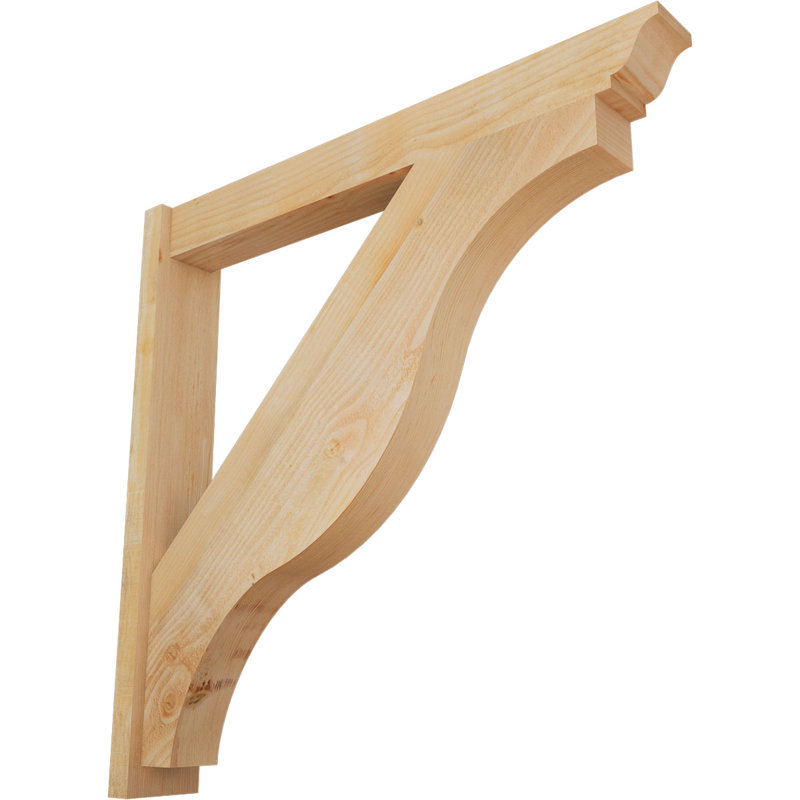 Persienne Funston traditionnelle, Sapin Douglas de 6 po (sciage brut), P 42 po x H 42 po