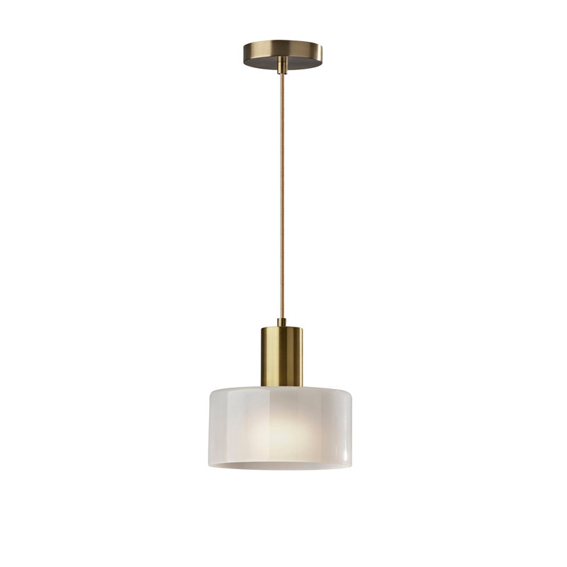 Luminaire suspendu tambour 1 lumière Rothchild