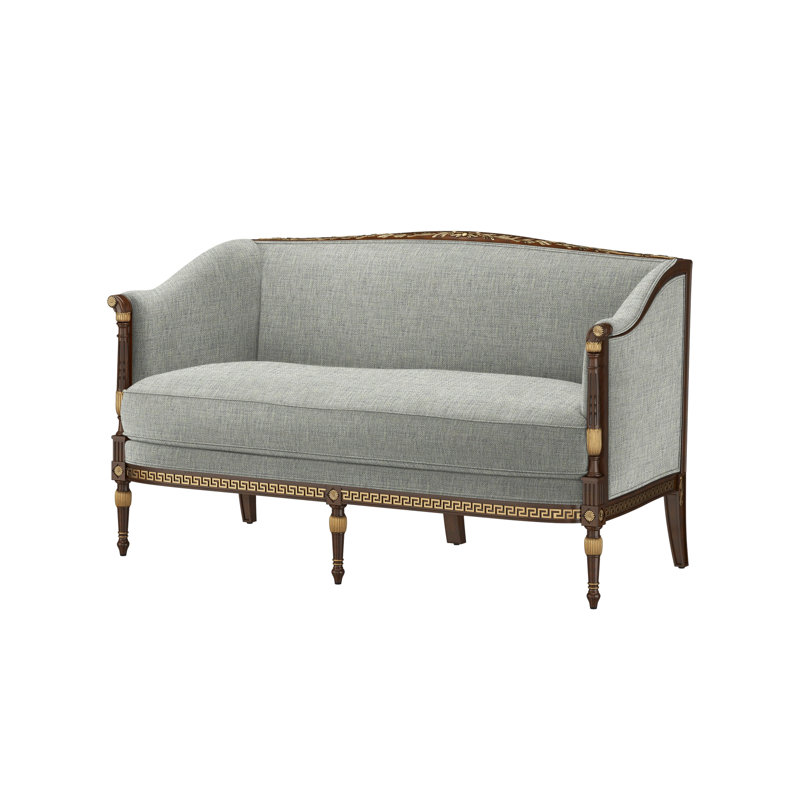 Undulating Loveseat, Vault Fog (Performance fabric)