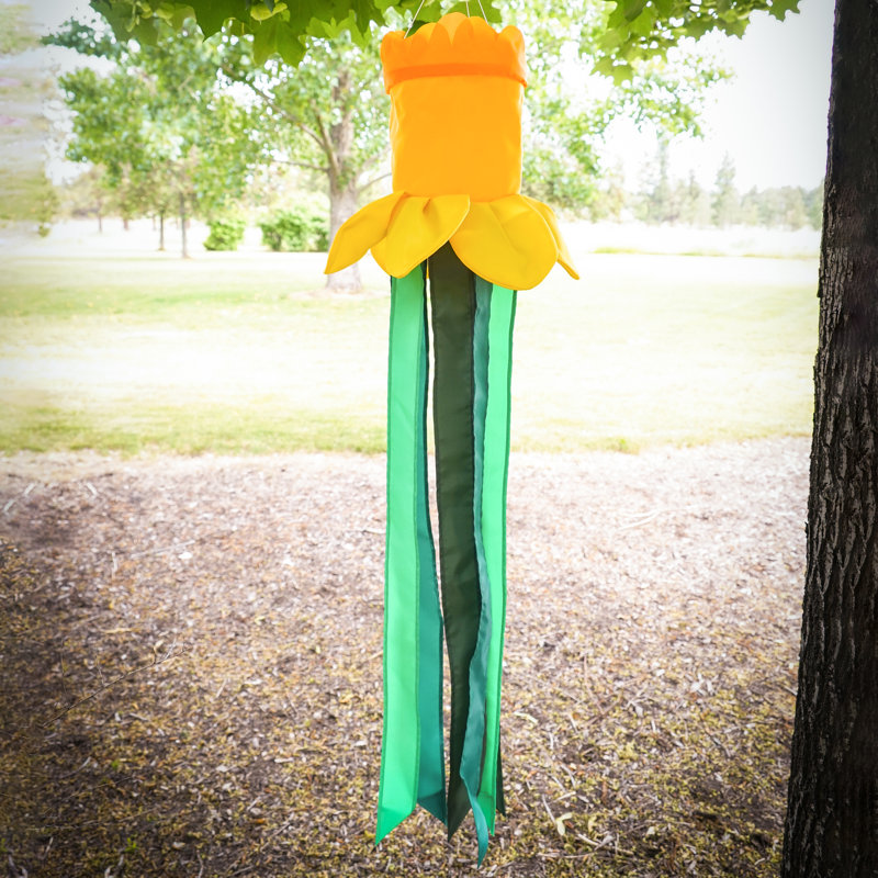 Spring Floral Windtail Windsock