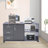 Mobile Freestanding File Cabinet For Home Office With Lock-2093460937