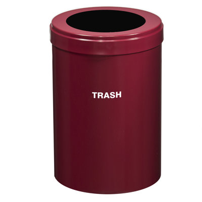 Steel Open Kitchen Trash Can
