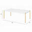 Table basse moderne et contemporaine pour salon 1pc