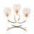 Crystal Three-head Candlestick Candelabra Holiday Decorations For Weddings and Banquets