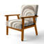 Chaise rembourrée à accoudoirs calmes et abstraits Minimalisme-1028150360