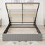 Bed Frame With Storage - Lift Up Storage Bed With Wingback Headboard, USB Ports