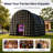 Black Inflatable Party Tent with Blower, Quilted Outdoor Event Dome Tent for Weddings, Birthdays, Backyard Parties & Shows, No LED Lights