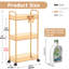 Étagère en acrylique à 3 niveaux, polyvalente et durable Rrolley, flexible et durable-112539632