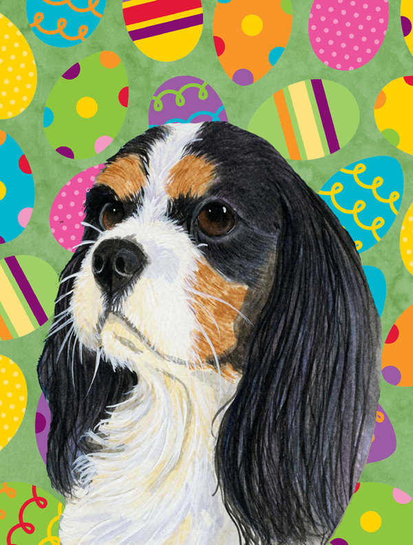Drapeau de jardin Atara, Épagneul cavalier King Charles 3