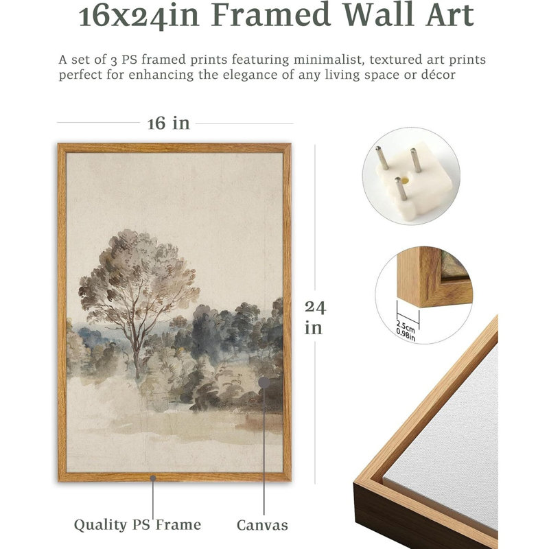 3 Piece Wrapped Canvas Print