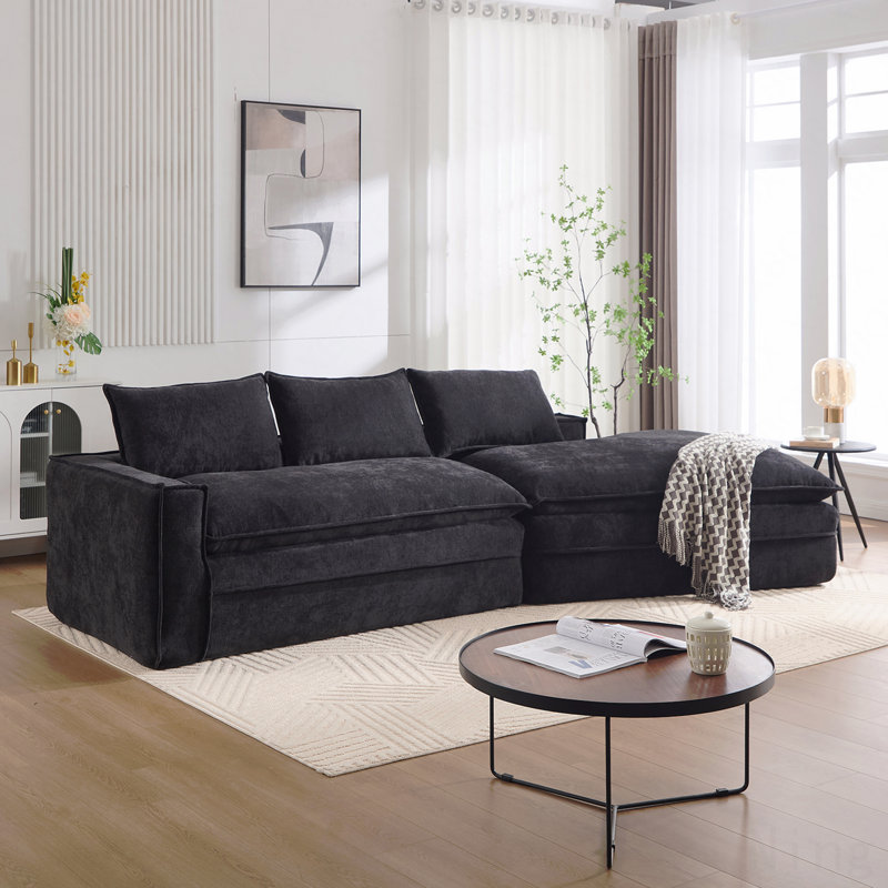 Canapé modulaire Modern, Noir