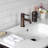 Kingston Brass Quadras 37-Inch Ceramic Console Sink with Steel Base and Shelf (1-Hole)