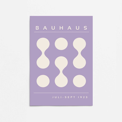 Mauve Bauhaus Flow II
