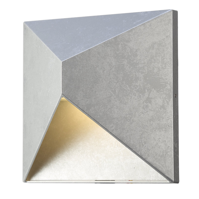 Wildman Aluminum LED Wall Light, Silver
