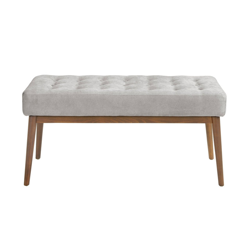 Faux Leather Upholstered Bench