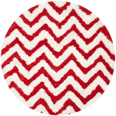 Pottsville Barcelona Shag Hand Tufted Performance Chevron Rug