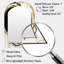 Black And Gold The Art Of Chaos I - Large Arched Wall Mirror On Metal-1544431575