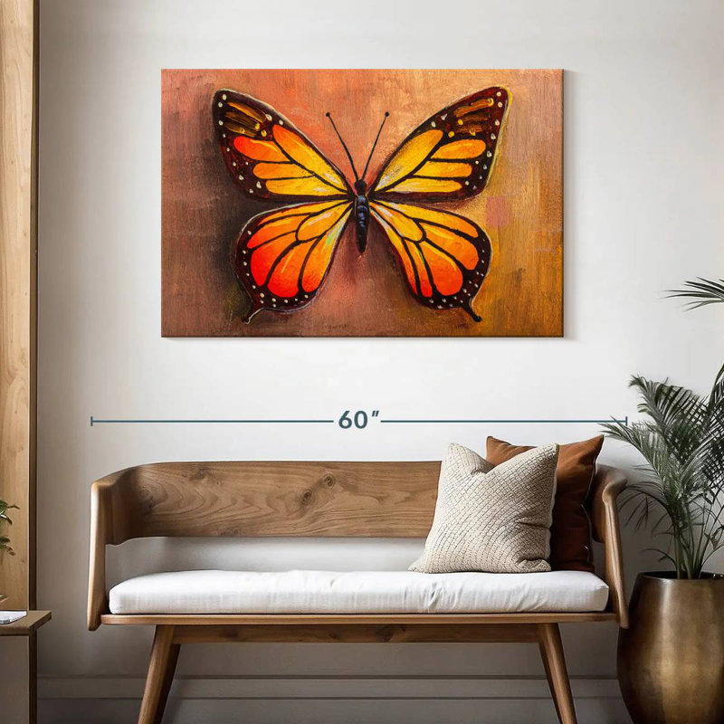 Brampt Simple Butterfly, 30" H x 45" W