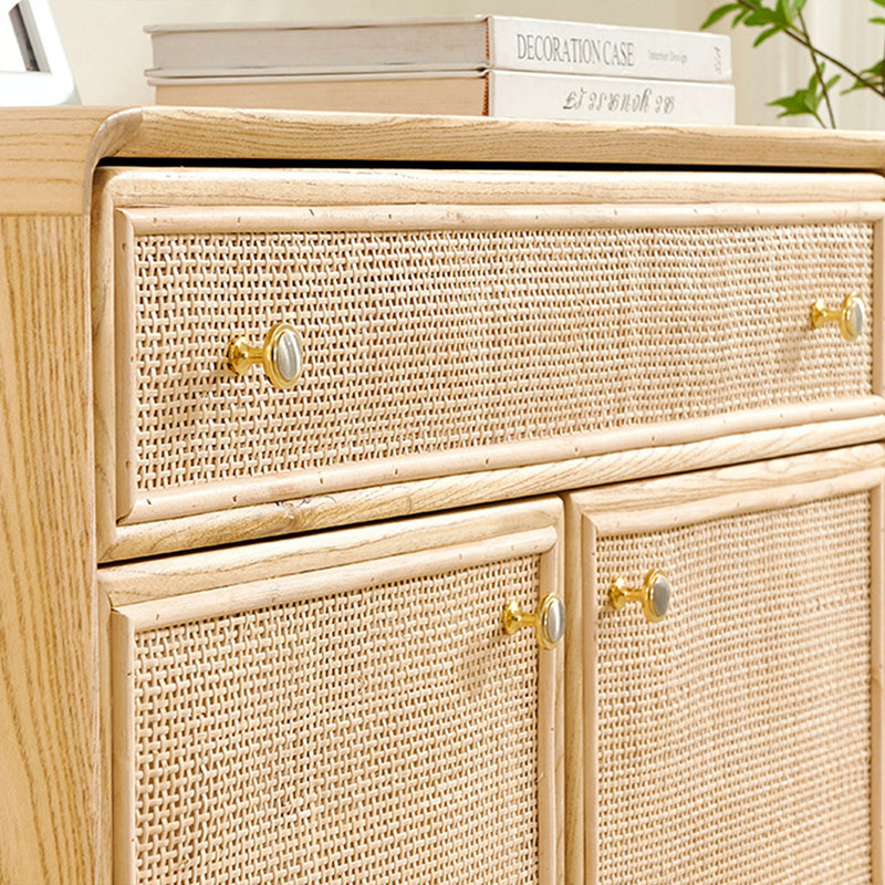 Rangement pour chaussures en bois massif Burlywood