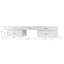 Meuble-lavabo mural double flottant avec bureau sans comptoir Disar-126302884
