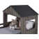 Twin over Full Campsite Loft in Rustic Dark Grey