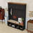 4-in-1 Hall Tree with Bench, Hooks and Cabinets-130375020