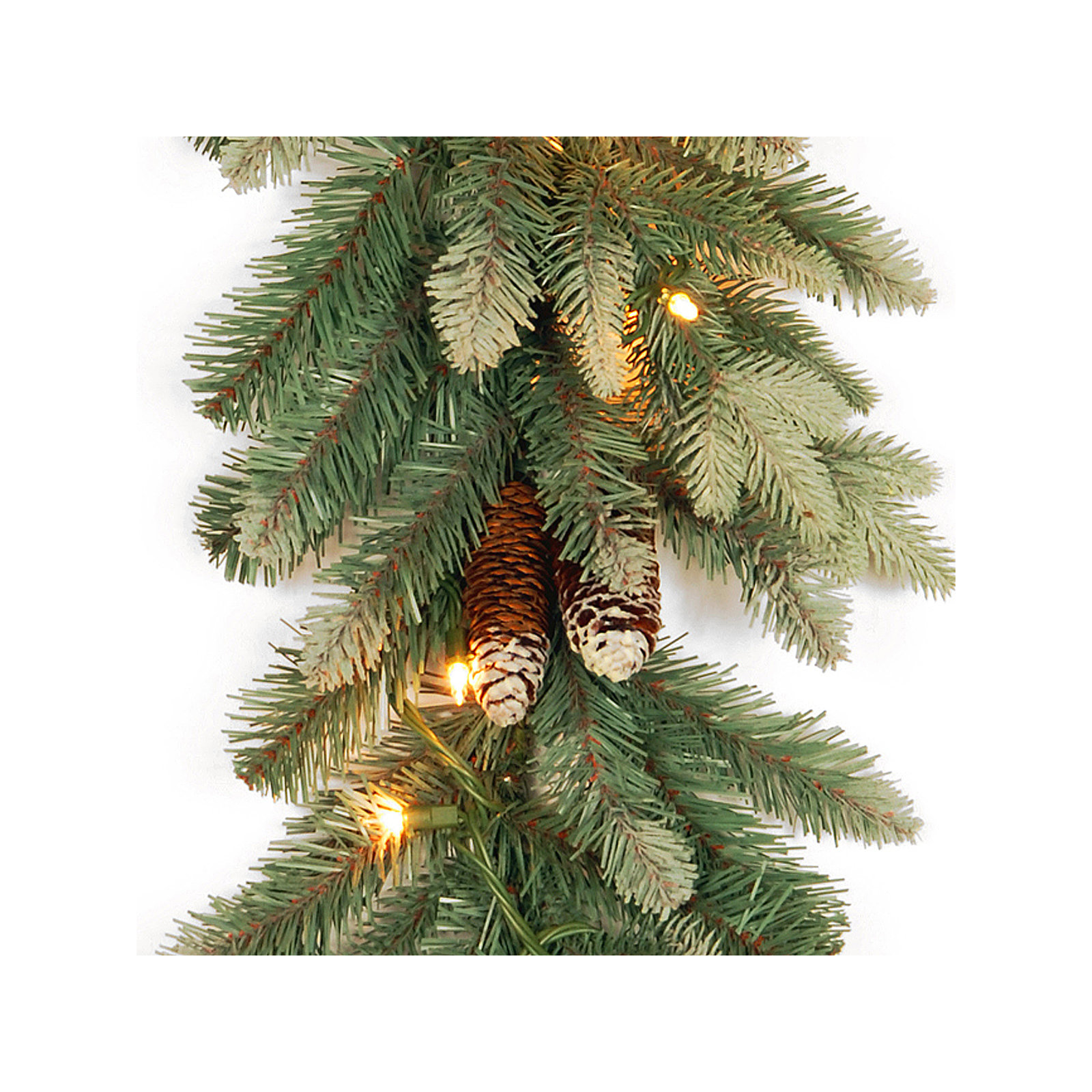 The Holiday Aisle® 9 ft. Copenhagen Spruce Garland with Clear Lights