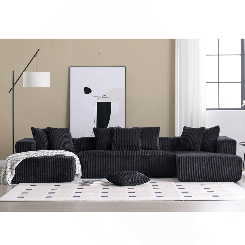 Canapé modulaire de 131 po