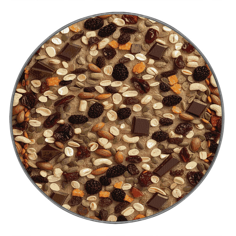  Tapis lavable et lavable, Rond 7 pi