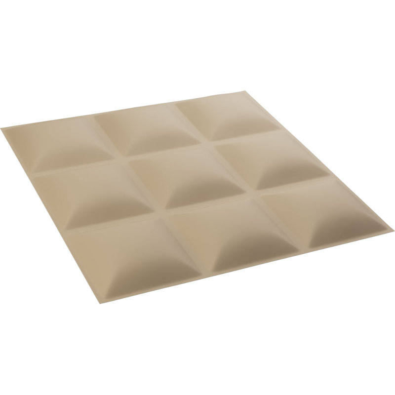 Panneau mural 3D classique EnduraWall, Beige fumé satiné UltraCover