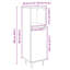 Clarkrange Freestanding Bathroom Cabinet