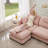 Modular Sectional L Shaped Couch With Ottoman, Premium Chenille Fabric,Tufted Cushion Backrest Design,Ergonomic Design-130958107