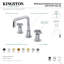 Robinet de salle de bain surdimensionné avec drain Fuller-75066617