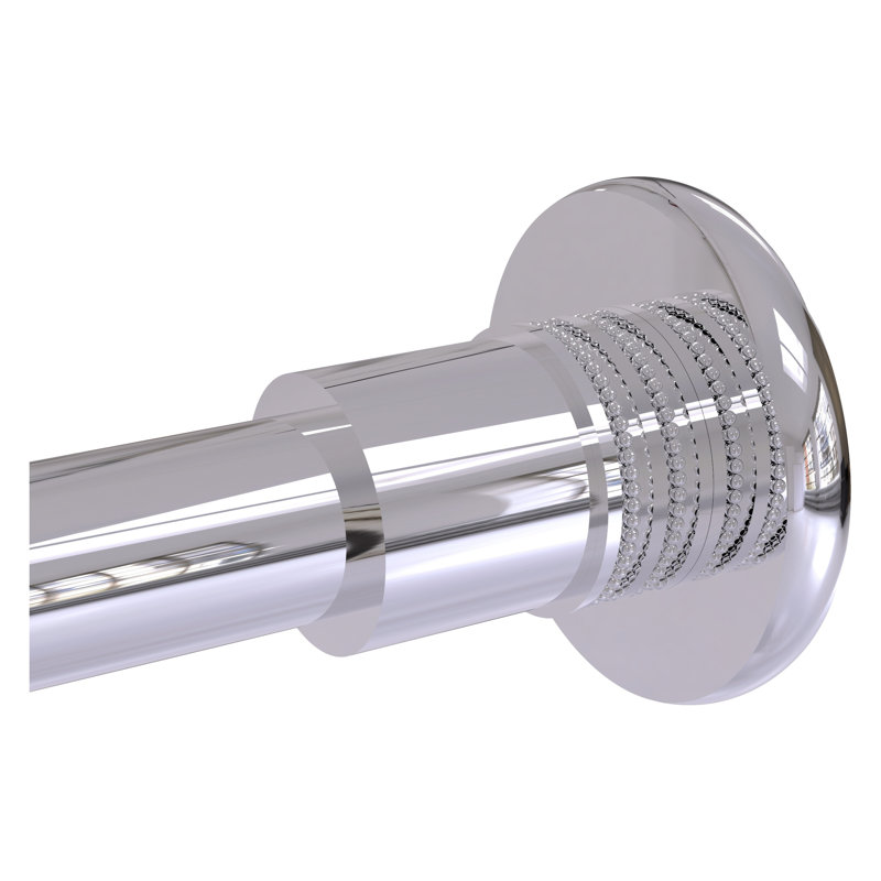 Supports de tringle de douche Goble, Chrome poli