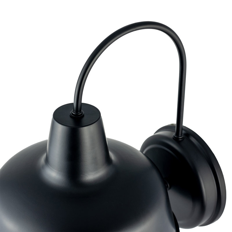 Luminaire de grange d'extérieur Sena, Noir, H 13 po x l 10,54 po x P 12,69 po