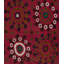 Suspension murale de 82 x 88 po. Couvre-lit en soie brodée. Jeté bourgogne rouge Nappe traditionnelle