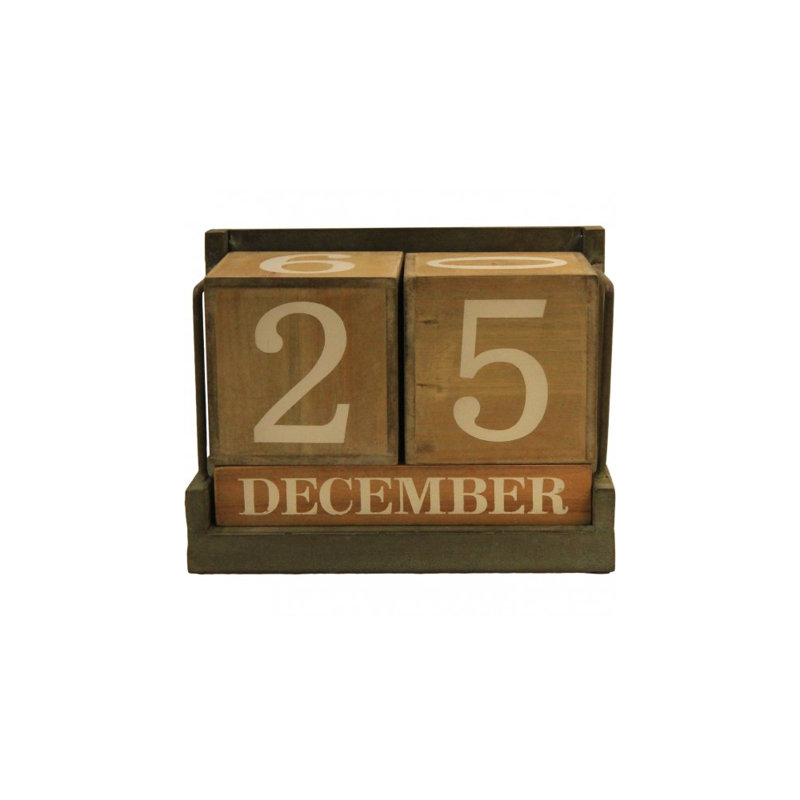 Tapis de calendrier en bois Harrelson