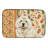 Cream Chow Chow Heirloom Fall Dish Drying Mat