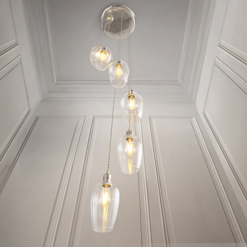 Alans 7 - Light Chandelier, Nickel