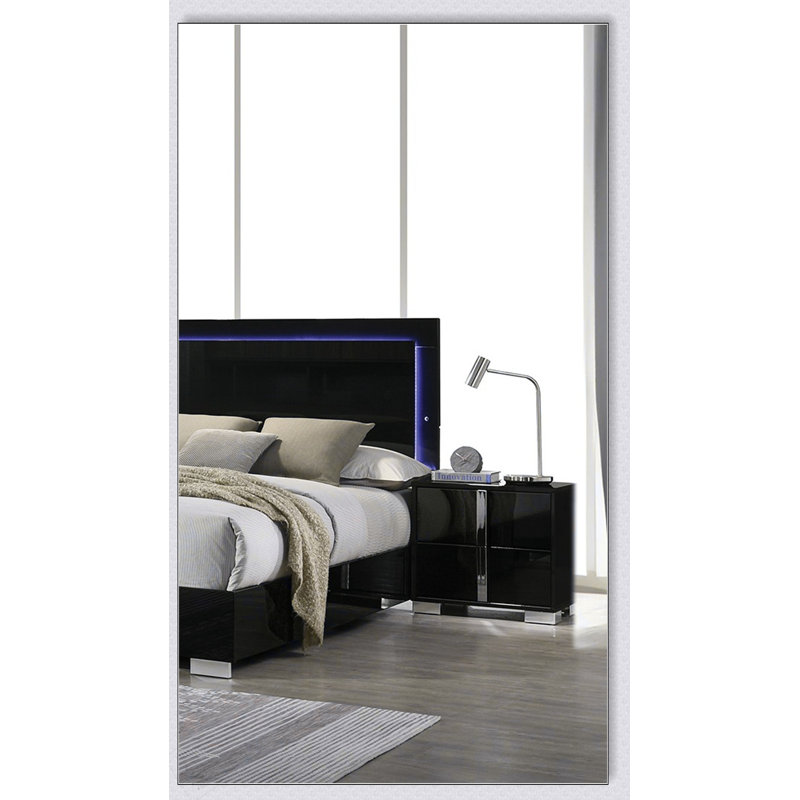 Table de chevet contemporaine classique 1pc, Noir