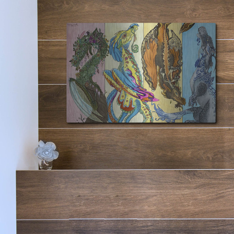 «The Four Seasons» par Avery Multour, H 12 po x l 16 po