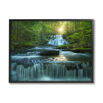 " Rocky Waterfall Landscape " by Patrick Zephyr