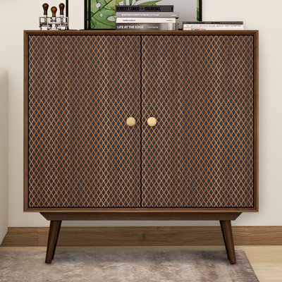 Armoire décorative en plastique à 2 portes