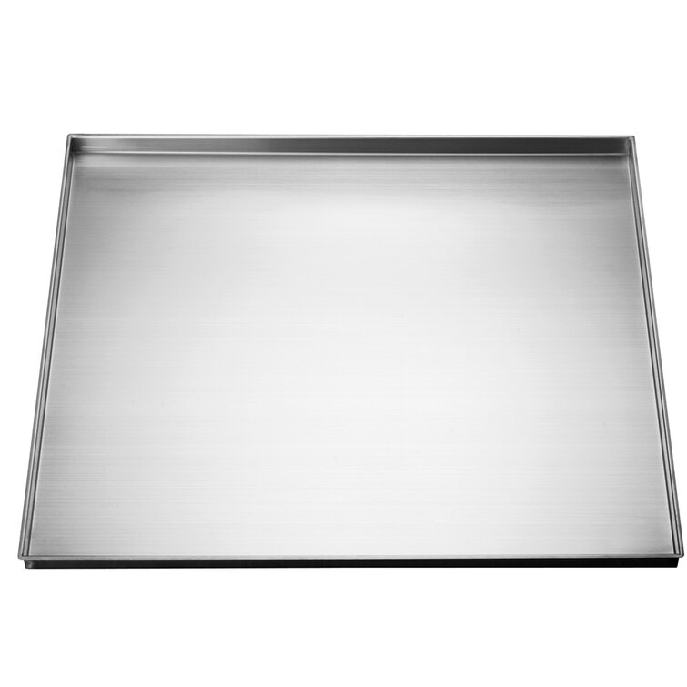Square 2-Piece Drip Tray, Stainless Steel
