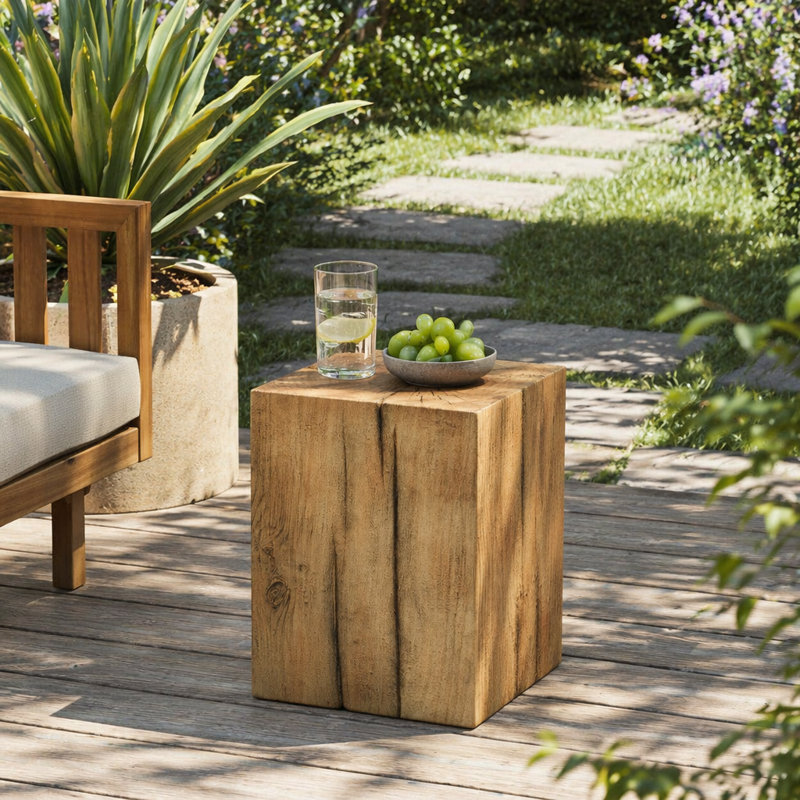 Table de bout MGO, 18"H, Natural