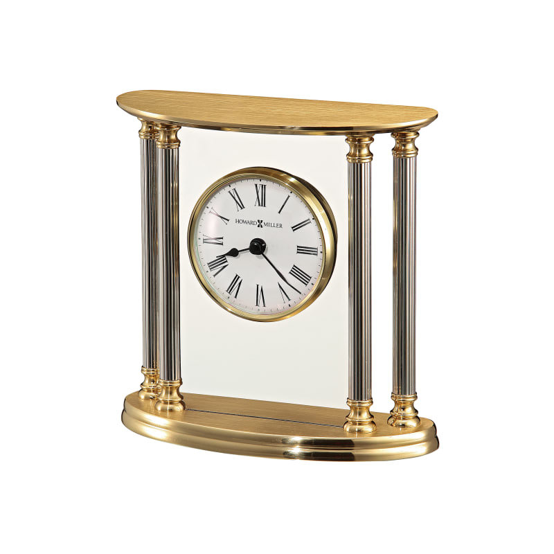 Traditional Analogue Quartz Movement / Crystal Tabletop Clock in