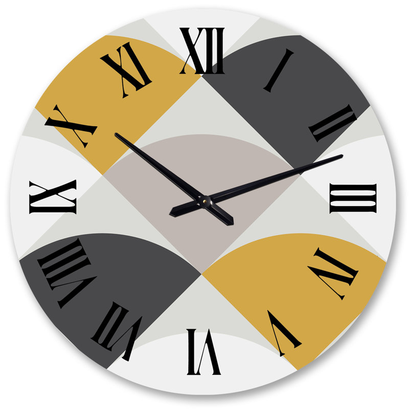 Très grande horloge murale Bauhaus IV, Grand