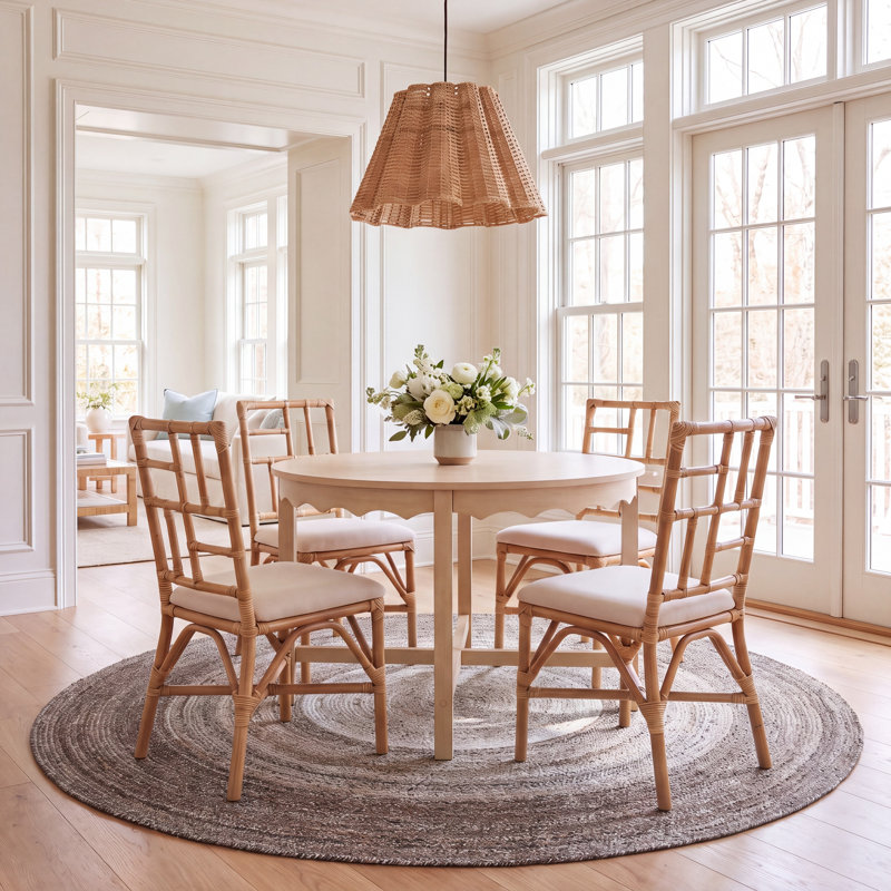 Walthall Hand Woven Performance Rug, Round 8'