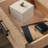 Night Stand, Brown finish