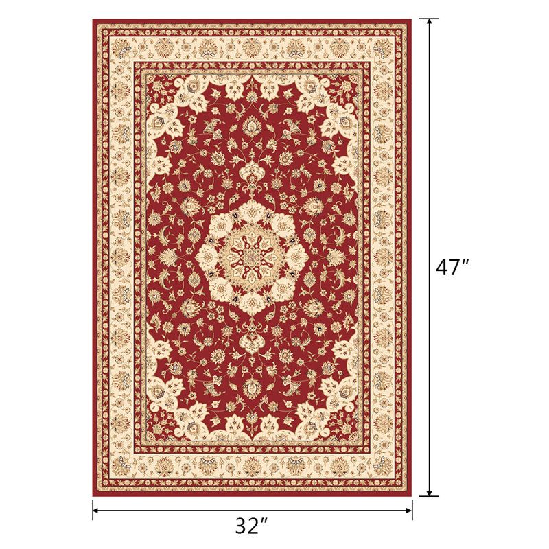 Mccoin Oriental Indoor Rug, Rectangle 2'8" x 3'11"